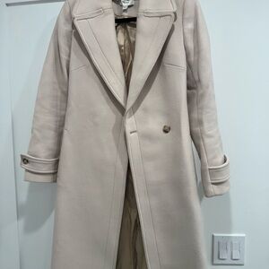 Reiss Cream Textured Coat